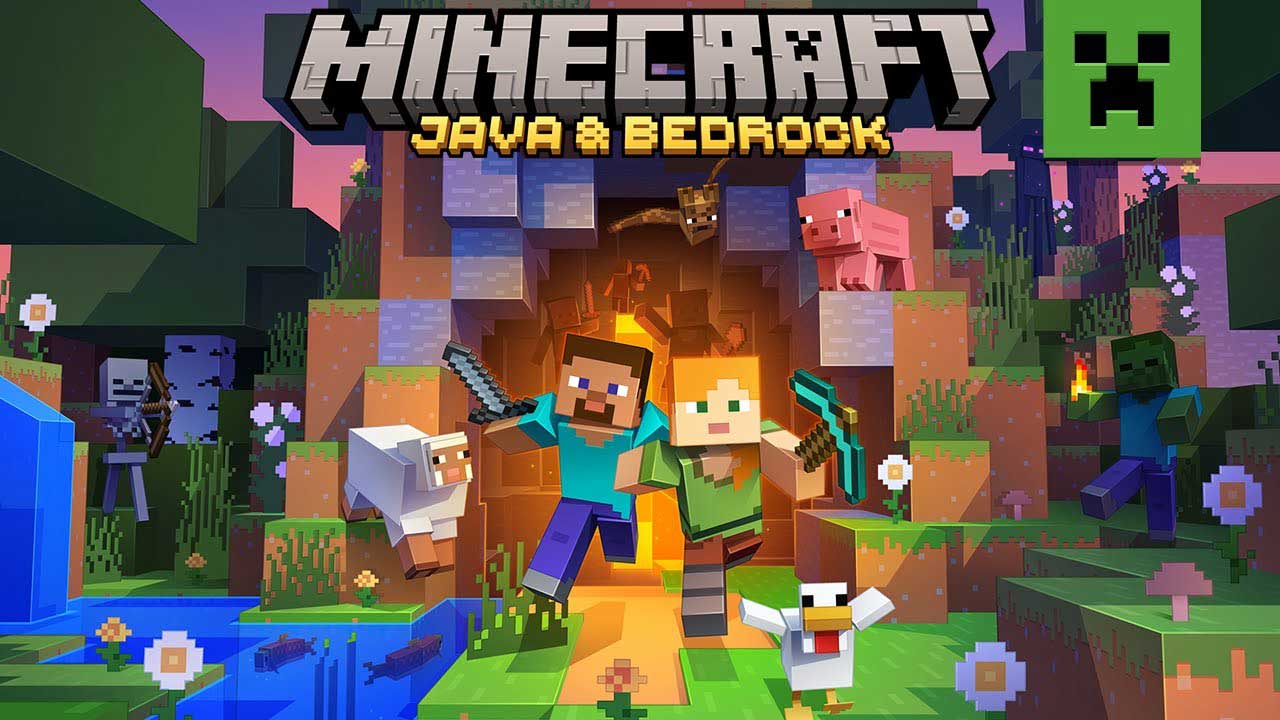 Minecraft Java + Bedrock, A Red Gamer, aredgamer.com